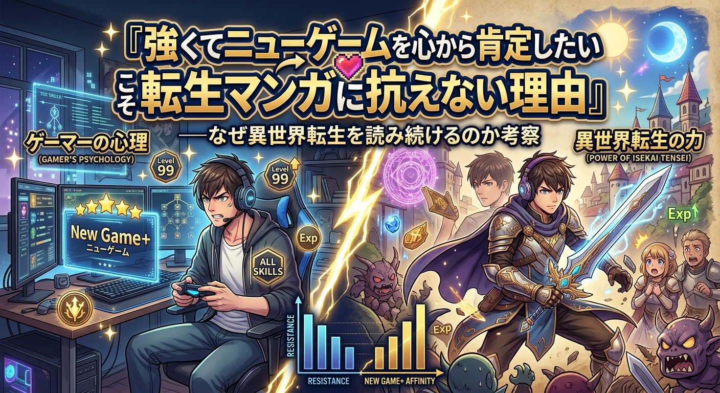 『強くてニューゲームを心から肯定したいゲーマーこそ転生マンガに抗えない理由』──なぜ異世界転生を読み続けるのか考察